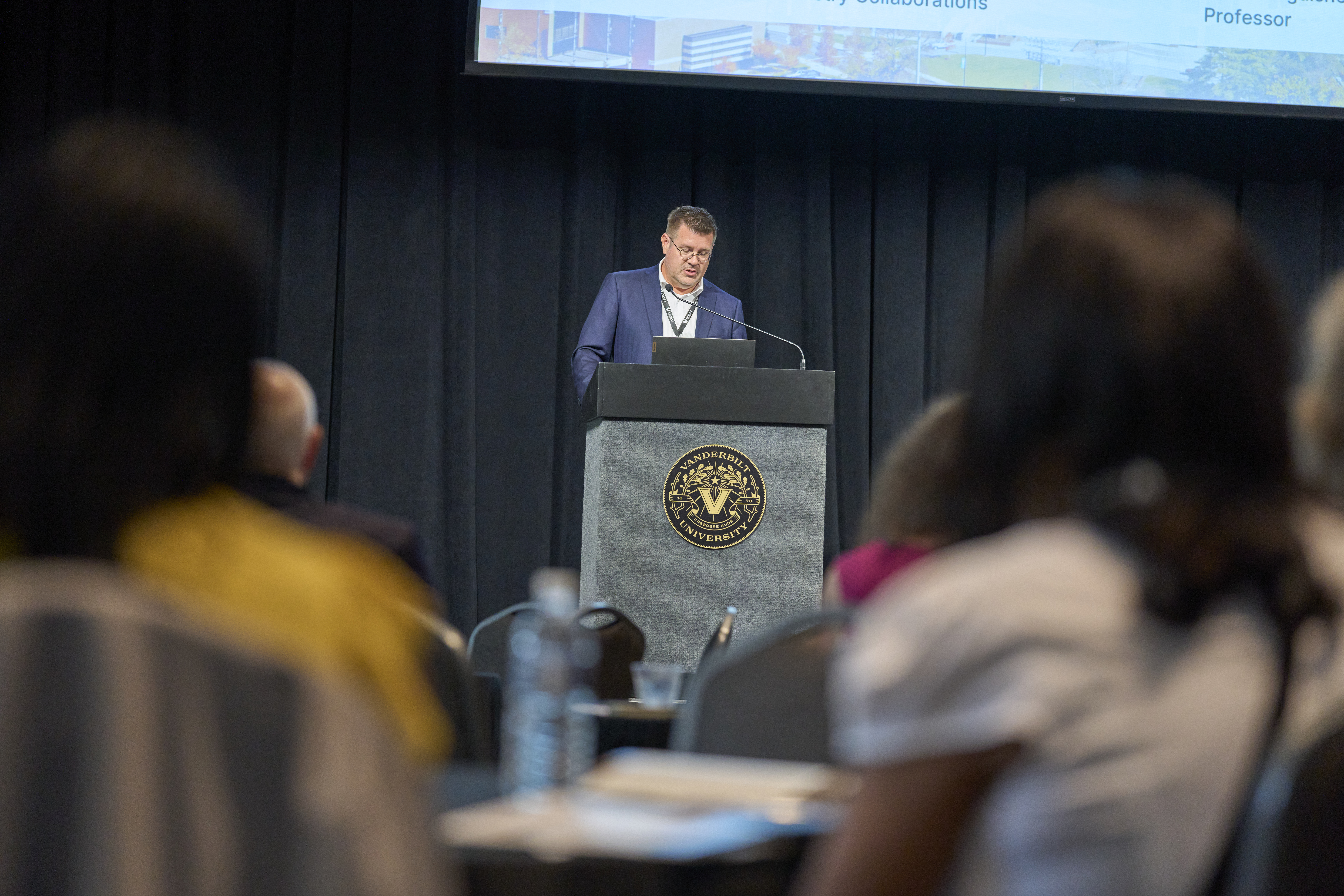 Chris Rowe at the 2024 Life Science Showcase