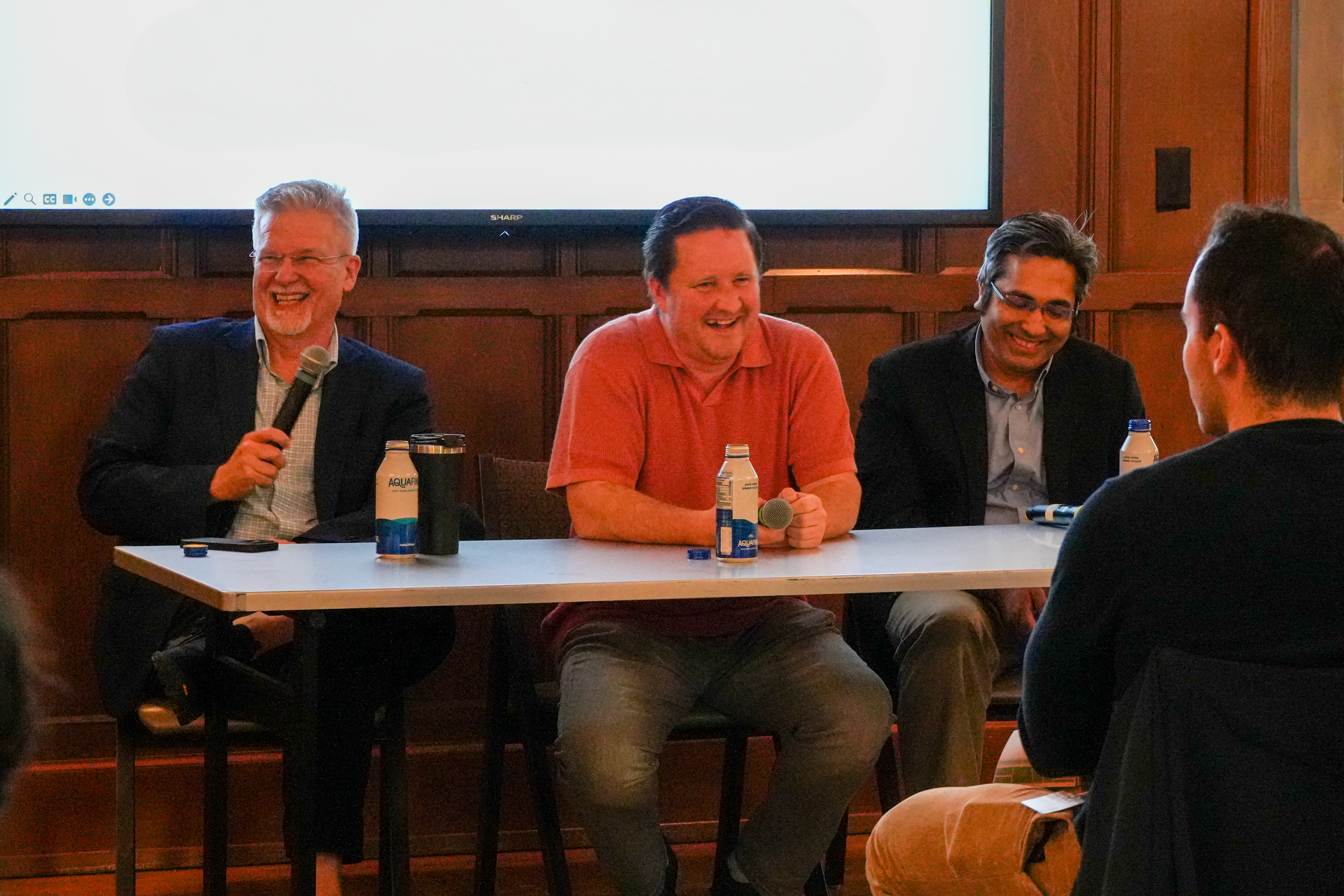 Duke Herrell, James Weimer, and Abhishek Dubey at a CTTC Lunch and Learn Panel