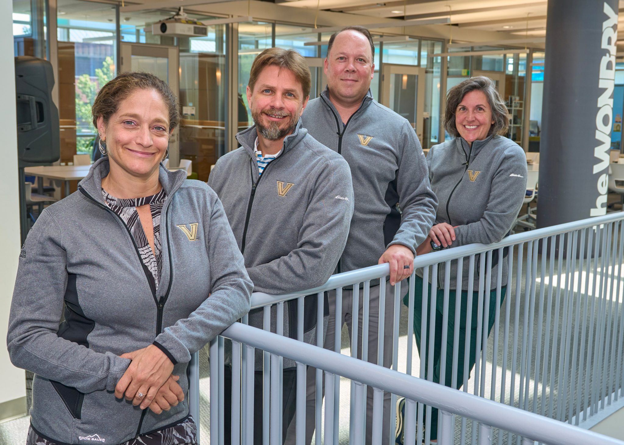Innovation Ambassadors Alyssa Wise, Alex G. Waterson, Douglas Kojetin and Jo Ellen Holt (Vanderbilt University)