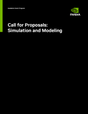 NVIDIA Academic Grant Program: Simulation and Modeling